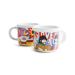 The Beatles Yellow Submarine Set of 2 Porcelain Espresso Cups