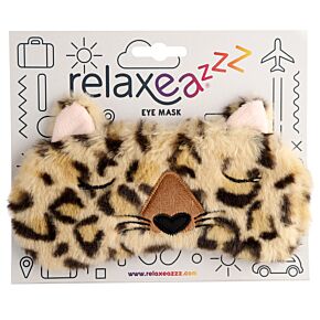 Plush Adoramals Leopard Eye Mask Plush Adoramals Leopard Eye Mask