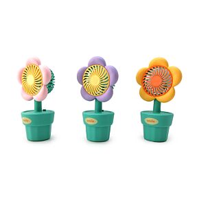 Flower Pot Mini Fan Rechargeable USB Flower Pot Mini Fan Rechargeable USB
