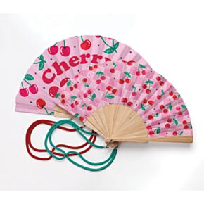 Cherry Folding Hand Fan
