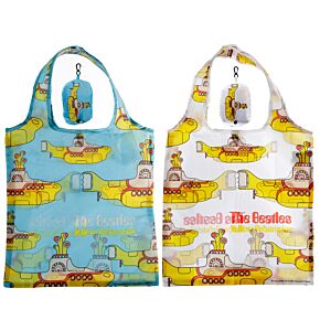 Foldable Reusable Shopping Bag The Beatles Yellow Submarine