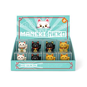 Maneki Neko Waving Cat Mini Solar Pal