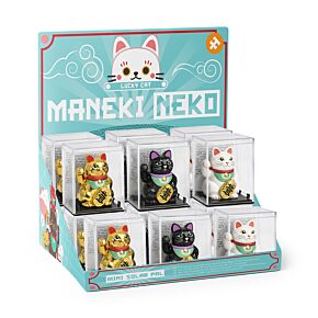 Maneki Neko Waving Cat Mini Solar Pal