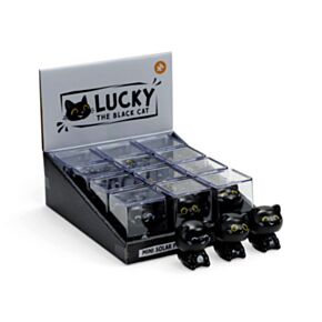 Lucky the Black Cat Mini Solar Pal