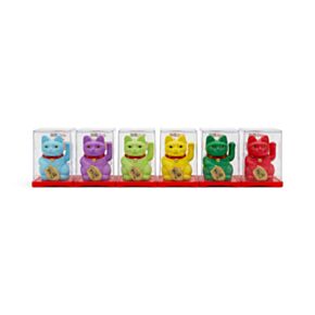 Maneki Neko Lucky Cat Waving Cat Single Colour Mini Solar Pal