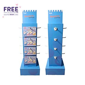 16 Hook Rotating FSDU Display Unit for Magnetic Bookmarks 16 Hook Rotating FSDU Display Unit for Magnetic Bookmarks