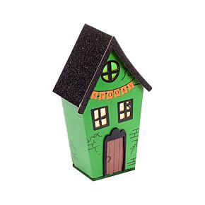 Tall Spooky House Halloween LED Decoration