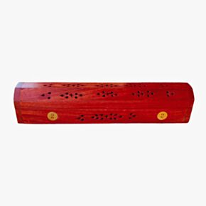 Mango Wood Ashcatcher Incense Burner Box Ying Yang