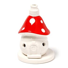 Fairy Toadstool House Ceramic Incense Cone Burner Fairy Toadstool House Ceramic Incense Cone Burner