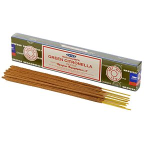 01356 Satya Green Citronella Nag Champa Incense Sticks 01356 Satya Green Citronella Nag Champa Incense Sticks