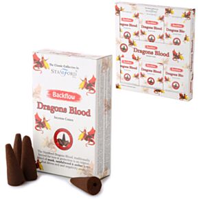 37424 Stamford Backflow Incense Cones Dragon Blood