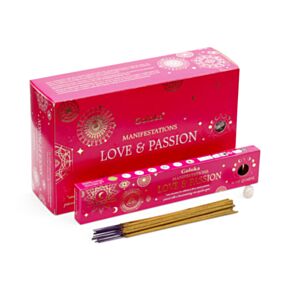 Goloka Manifestations Love & Passion Rose & Rose Quartz Gemstone Set