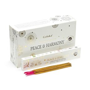 Goloka Manifestations Peace & Harmony Sandalwood & Rock Quartz Gemstone Set