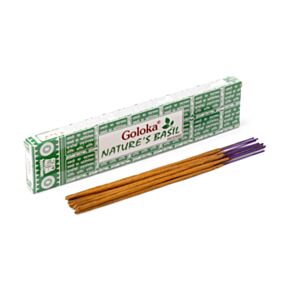 Goloka Nature's Basil Incense Sticks