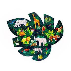 Animal Kingdom 130pc Shaped Jigsaw Puzzle Animal Kingdom 130pc Shaped Jigsaw Puzzle