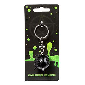 Cauldron with Pentagram Keyring Cauldron with Pentagram Keyring