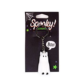 Spooky Ghost Cat 3D PVC Keyring Spooky Ghost Cat 3D PVC Keyring
