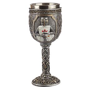 Decorative Crusader Knight Goblet Decorative Crusader Knight Goblet