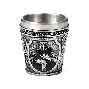 Decorative Medieval Black Knight Shot Glass