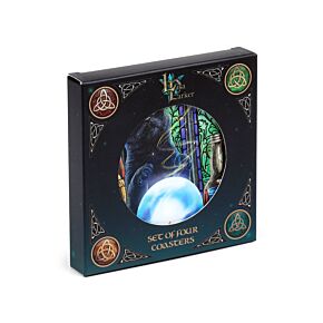 Lisa Parker Magical Cats Set of 4 Cork Coasters (New 2025) Lisa Parker Magical Cats Set of 4 Cork Coasters (New 2025)