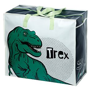 Dinosauria Zip Up Laundry Storage Bag Dinosauria Zip Up Laundry Storage Bag