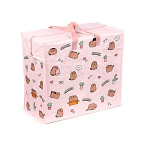 Pusheen the Cat Plants Zip Up Laundry Storage Bag