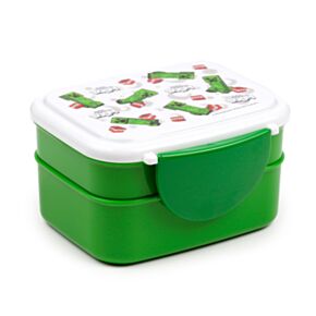 Minecraft SSS… Boom Clip Lock Stacked Bento Lunch Box with Cutlery
