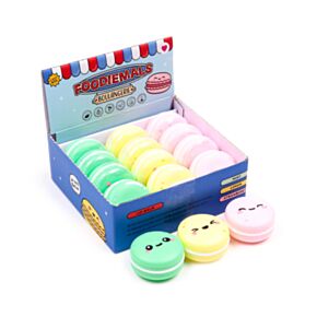 Foodiemals Boulangerie Lip Balm in a Macaron Shaped Holder