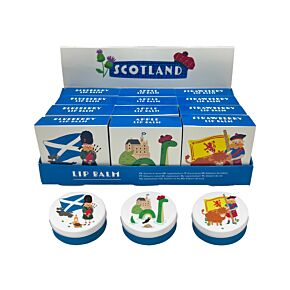 Scotland Souvenir Lip Balm in a Tin Scotland Souvenir Lip Balm in a Tin