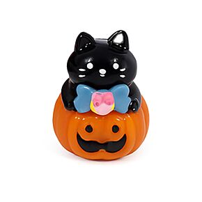 Spooky Lip Balm in a Pumpkin Cat Shaped Holder