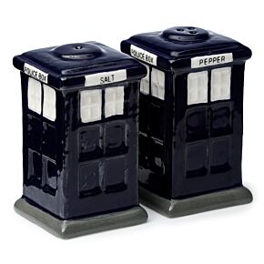 Police Box London Icons Ceramic Salt & Pepper Set Police Box London Icons Ceramic Salt & Pepper Set
