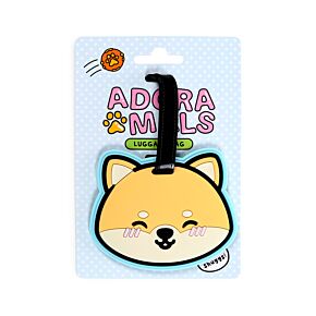 Adoramals Shuggs the Shiba Inu PVC Luggage Tag Adoramals Shuggs the Shiba Inu PVC Luggage Tag