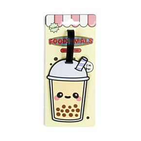 Foodiemals Bubble Tea PVC Luggage Tag