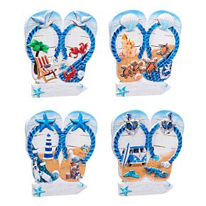 3D Printed Souvenir Seaside Magnet Flip Flop Beach Sign 3D Printed Souvenir Seaside Magnet Flip Flop Beach Sign