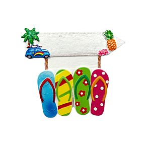 Souvenir Seaside Magnet Flip Flop Shaped with Sign Souvenir Seaside Magnet Flip Flop Shaped with Sign