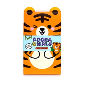 Adoramals Tiger Flip Open Shaped Memo Pad
