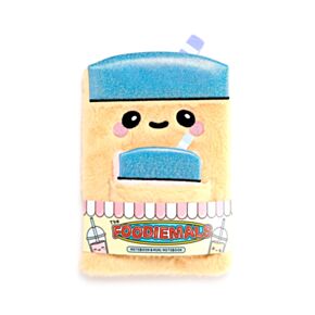 Foodiemals Bubble Tea Plush Notebook with Pouch & Mini Notebook