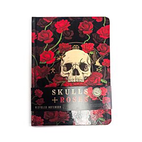 Skulls & Roses Recycled A5 Notebook Skulls & Roses Recycled A5 Notebook