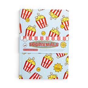 Foodiemals Popcorn Recycled Paper A5 Scented Notebook
