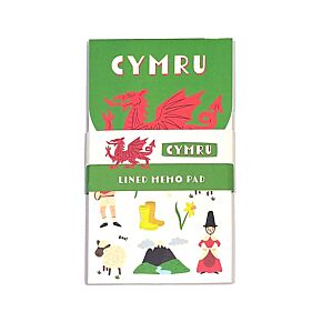 Welsh Dragon Wales (Cymru) Flip Open Shaped Memo Pad Welsh Dragon Wales (Cymru) Flip Open Shaped Memo Pad