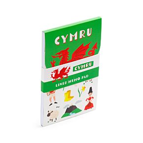 Welsh Dragon Wales (Cymru) Flip Open Shaped Memo Pad Welsh Dragon Wales (Cymru) Flip Open Shaped Memo Pad