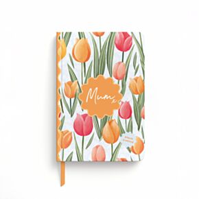 Tulip Mother&#039;s Day Mum Recycled Paper A5 Scented Notebook