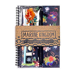 Marine Kingdom Ring Bound Notepad & Pencil Case 6 Piece Stationery Set Marine Kingdom Ring Bound Notepad & Pencil Case 6 Piece Stationery Set