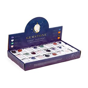 Healing Stone Gemstone Heart Shaped Pendant