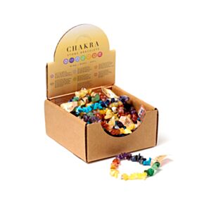 Chakra Gemstone Chip Beads Beaded Bracelet