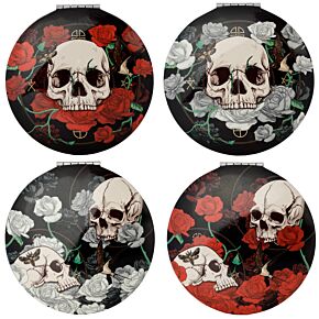 Skulls and Roses Compact Mirror Skulls and Roses Compact Mirror