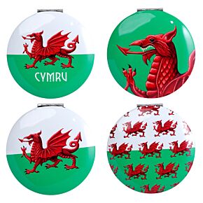 Welsh Dragon Wales (Cymru) Souvenir Compact Mirror Welsh Dragon Wales (Cymru) Souvenir Compact Mirror