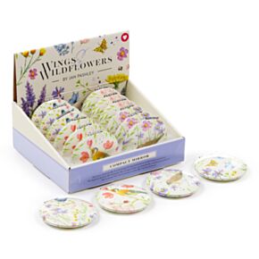 Jan Pashley Wings & Wildflowers Compact Mirror