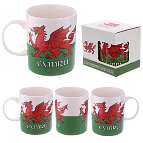 Welsh Dragon Wales (Cymru) Souvenir Porcelain Mug Welsh Dragon Wales (Cymru) Souvenir Porcelain Mug