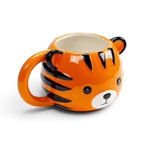 Adoramals Tiger Head Ceramic Shaped Mug